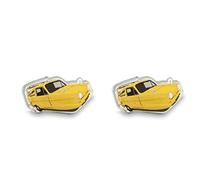 Xpressions 4 U Only Fools and Horses Official Yellow Trotter Van Cufflink Set in Gift Pack for Adults, Men's Accessories Enthusiasts, Gift Givers