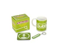 Xpressions 4 U Subbuteo Table Football Soccer Game Official Mug Coaster and Keyring Gift Set