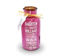 Xpressions Message of Love Light Up Jar Daughter | Birthday Unisex | Home Décor | 2 x AA Multicolor One Size 63517