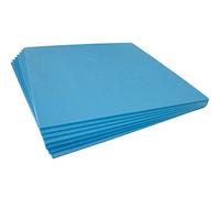 XPS Boards Floor Underlay Thermal Insulation Underfloor Heating 600 x 600mm x 6mm Sheets - 1.86m2 to 18.60m2