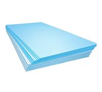 XPS Foam Insulation Boards 1200 x 600 x 6mm - QTY-10 - Coverage 7.2m2 - Electric and Water Underfloor Heating Tile Laminate Underlay Thermal Extruded Polystyrene Insulation Sheets