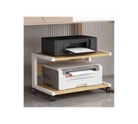 XPSHP25112 Multi-Functional Printer Stand with Wheels Under Desk Printer Shelf & File nizer for Copier/Scanner All-in-One Storage Solution (Natural)