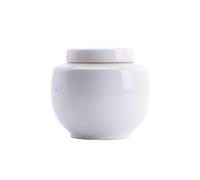 XPSHP25112 tea caddy Ceramic Tea Canisters 300ml Sealed White Porcelain Storage Jar For Coffee, Nuts, Herb, Spice, Sugar tea storage