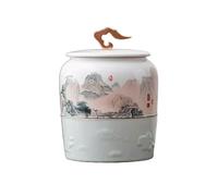 XPSHP25112 tea caddy VVintage Tea Canister Ceramic Sealed Storage Canister Home Tea Warehouse High-grade Ornaments Coffee Canisters