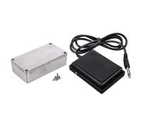 Xptieeck 1 Pcs Diecast Aluminium Electronics Project Box Case & 1 Pcs Universal Electronic Piano Foot