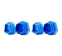 Xptieeck 12PCS Dental Model Base Former Impression Trays Base Molds Set for Lab Plaster Model Cast Trimming