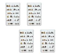 Xptieeck 192PCS Watch Crowns Watch Waterproof Replacement Assorted Repair Tools with Box
