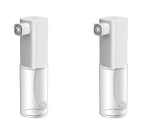 Xptieeck 2X Automatic Foaming Soap Dispenser,Electric and Rechargeable,Refillable Foam Hand Dispenser for Kitchen Bathroom