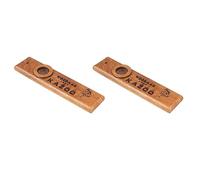 Xptieeck 2X Wooden Kazoos,Exquisite Instrument Easy and Have Fun for Kids and People Song
