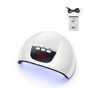 Xptieeck Nail Dryer LED Nail Lamp UV Lamp for Curing All Gel Nail Polish Portable Nail Dry Lamp with USB Cord White Easy Install Easy to Use