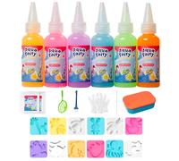 Xpwghap Magic Water Gel Set, Magic Water Elf, Children Handmade Aqua Gel Sensory Toy Set, Aqua Fairy Water Gel Kit, High Volume Magic Gels Sensory Toys, 3D DIY Colorful Sea Creature Toys for Children