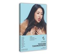 XPWZUDWOE Beabadoobee This Is How Tomorrow Moves Album Cover Canvas Poster Bedroom Decor Landscape Office Room Decor Gift 16x24inch(40x60cm)