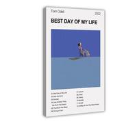 XPWZUDWOE Best Day of My Life Tom Odell Canvas Poster Wall Art Decor Print Picture Paintings for Living Room Bedroom Decoration 20x30inch(50x75cm)