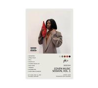 XPWZUDWOE Doechii Coven Music Session, Vol. 1 Album Cover Canvas Poster Bedroom Decor Landscape Office Room Decor Gift 24x36inch(60x90cm)