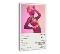 XPWZUDWOE Doechii Oh The Places You'll Go Album Cover Canvas Poster Wall Art Decor Print Picture Paintings for Living Room Bedroom Decoration 12x18inch(30x45cm)