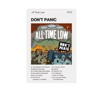 XPWZUDWOE Don't Panic All Time Low Album Canvas Poster Wall Art Decor Print Picture Paintings for Living Room Bedroom Decoration 16x24inch(40x60cm)
