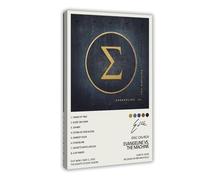 XPWZUDWOE Eric Church Evangeline Vs. The Machine Album Cover Canvas Poster Bedroom Decor Landscape Office Room Decor Gift 20x30inch(50x75cm)