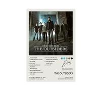 XPWZUDWOE Eric Church The Outsiders Album Cover Canvas Poster Bedroom Decor Landscape Office Room Decor Gift 24x36inch(60x90cm)