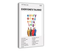 XPWZUDWOE Everyone's Talking All Time Low Album~1 Canvas Poster Bedroom Decor Landscape Office Room Decor Gift 24x36inch(60x90cm)
