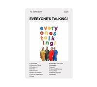 XPWZUDWOE Everyone's Talking All Time Low Album~1 Canvas Poster Bedroom Decor Landscape Office Room Decor Gift 20x30inch(50x75cm)