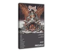 XPWZUDWOE Ghost Prequelle Album Cover Canvas Poster Wall Art Decor Print Picture Paintings for Living Room Bedroom Decoration 12x18inch(30x45cm)