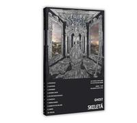 XPWZUDWOE Ghost Skeletá Album Cover Canvas Poster Wall Art Decor Print Picture Paintings for Living Room Bedroom Decoration 12x18inch(30x45cm)