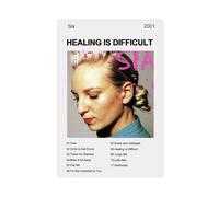 XPWZUDWOE Healing Is Difficult Sia Canvas Poster Bedroom Decor Landscape Office Room Decor Gift 16x24inch(40x60cm)