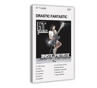 XPWZUDWOE KT Tunstall Album Drastic Fantastic Canvas Poster Bedroom Decor Landscape Office Room Decor Gift 24x36inch(60x90cm)