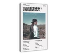 XPWZUDWOE KT Tunstall Invisible Empire Crescent Moon Album Canvas Poster Wall Art Decor Print Picture Paintings for Living Room Bedroom Decoration 24x36inch(60x90cm)
