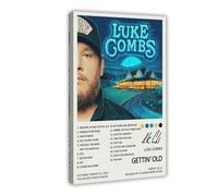 XPWZUDWOE Luke Combs Gettin' Old Album Cover Canvas Poster Bedroom Decor Landscape Office Room Decor Gift 12x18inch(30x45cm)