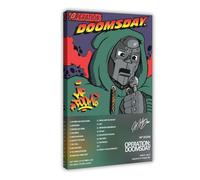 XPWZUDWOE MF Doom Operation：Doomsday Music Album Cover Canvas Poster Wall Art Decor Print Picture Paintings for Living Room Bedroom Decoration 16x24inch(40x60cm)