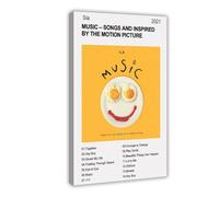 XPWZUDWOE Music - Songs from And Inspired by The Motion Picture Sia Canvas Poster Bedroom Decor Landscape Office Room Decor Gift 16x24inch(40x60cm)