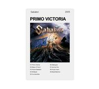 XPWZUDWOE Primo Victoria Sabaton Album Canvas Poster Wall Art Decor Print Picture Paintings for Living Room Bedroom Decoration 24x36inch(60x90cm)
