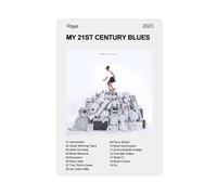 XPWZUDWOE RAYE ALBYM My 21st Century Blues Canvas Poster Bedroom Decor Landscape Office Room Decor Gift 20x30inch(50x75cm)