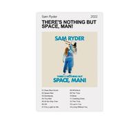 XPWZUDWOE Sam Ryder There's Nothing But Space, Man! Album Canvas Poster Wall Art Decor Print Picture Paintings for Living Room Bedroom Decoration 24x36inch(60x90cm)