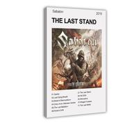 XPWZUDWOE The Last Stand Sabaton Album Canvas Poster Wall Art Decor Print Picture Paintings for Living Room Bedroom Decoration 20x30inch(50x75cm)