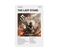 XPWZUDWOE The Last Stand Sabaton Album Canvas Poster Wall Art Decor Print Picture Paintings for Living Room Bedroom Decoration 20x30inch(50x75cm)
