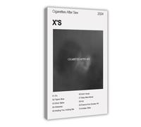 XPWZUDWOE X's Cigarettes After Sex Album Canvas Poster Wall Art Decor Print Picture Paintings for Living Room Bedroom Decoration 24x36inch(60x90cm)