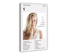 XPWZUDWOE Zara Larsson 1 Album Canvas Poster Bedroom Decor Landscape Office Room Decor Gift 20x30inch(50x75cm)