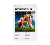 XPWZUDWOE Zara Larsson Midnight Sun Album Canvas Poster Bedroom Decor Landscape Office Room Decor Gift 12x18inch(30x45cm)