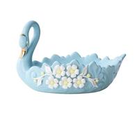 XPYGF565 Fruit Bowls Ceramic Fruit Bowl, Fruit Bowl For Kitchen Counter, Swan Fruit Bowl for Kitchen Counter,Home Decoration Fruit basket(Color:Blue-A)
