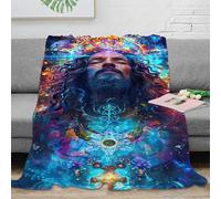 XPZABCDEG Dreamy Universe 3D Printed Blanket Microfiber Home Decor Abstract Space Throw Blanket for Adults Sofa Bedroom 40x50inch(100x130cm)