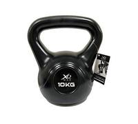 XQ Max Non-Slip Kettlebell With Protective Vinyl Cover - 10kg in Black XQ Max Black