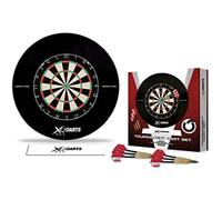 XQ Max Tournament Dartboard Set, Black/White, Complete Set