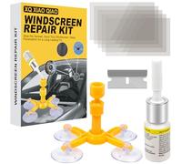 XQ XIAO QIAO Windscreen Repair Kit, Car Windscreen Chip Repair Kit with Durable Resin, DIY Glass Cracked Repair Kits Suitable for All Types of Laminated Glass