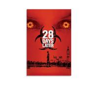 XQHMEP 28 Days Later Poster Horror Movie Poster Canvas Wall Art for Home Living Room Bedroom Decor Painting 12x18inch(30x45cm) Unframe-style