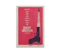 XQHMEP Baby Driver Movie Poster Canvas Wall Art for Home Living Room Bedroom Decor Painting 12x18inch(30x45cm) Unframe-style
