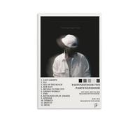 XQHMEP Partynextdoor Poster Belong to The City Album Poster Canvas Wall Art for Home Living Room Bedroom Decor Painting 12x18inch(30x45cm) Unframe-style