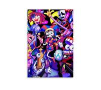 XQHMEP The Amazing Poster Digital Circus-Anime Poster Canvas Wall Art for Home Living Room Bedroom Decor Painting 20x30inch(50x75cm) Unframe-style