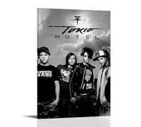 XQHMEP Tokio Poster Hotel Band Black And White Poster Canvas Wall Art for Home Living Room Bedroom Decor Painting 08x12inch(20x30cm) Frame-style